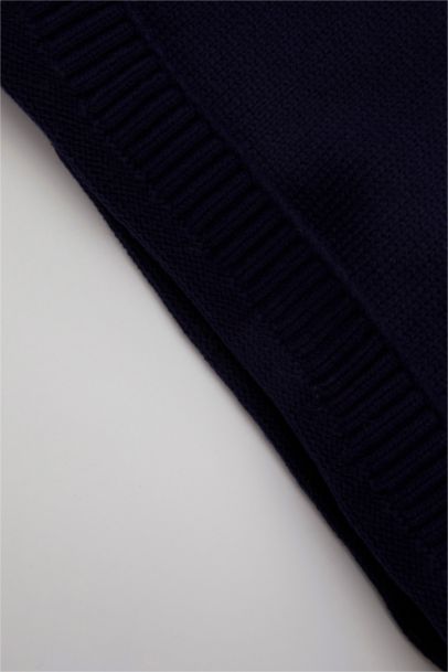 Baby Boy Blue Letter Printed Knitted Pullover