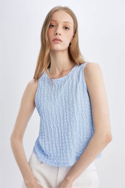 Regular Fit Halter Neck Wrap Sleeveless Blouse