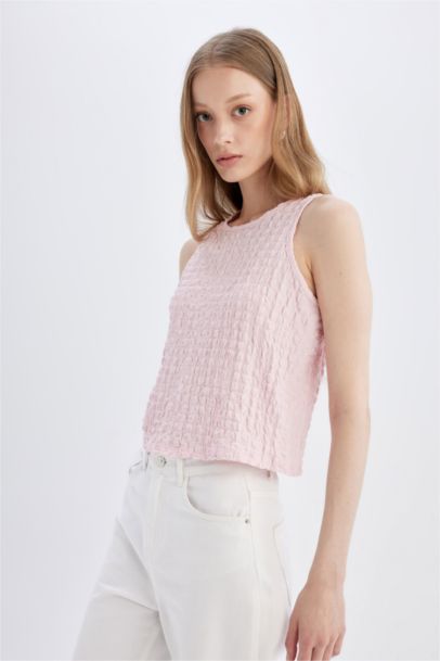 Regular Fit Halter Neck Wrap Blouse