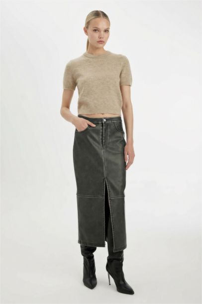 Regular Fit Crew Neck Premium Basic Pullover