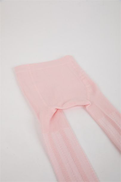 Kız Bebek Dikişsiz Pamuklu Külotlu Çorap