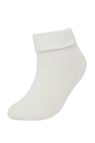 Длинные носки из хлопка для малышей девочек, 4 пары