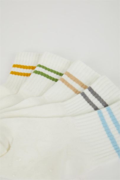 Baby Boy Seamless 5 Piece Cotton Long Socks
