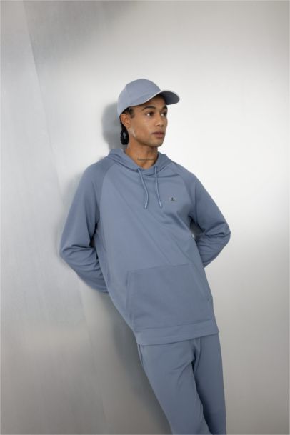 DeFactoFit Standard Fit Hooded Sports Sweatshirt