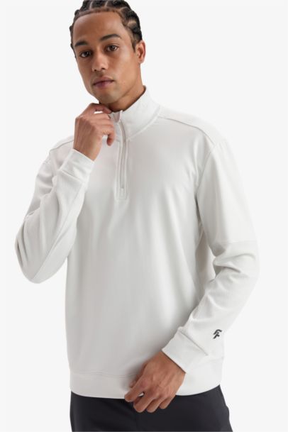 DeFactoFit Standard Fit Stand Collar Sports Sweatshirt