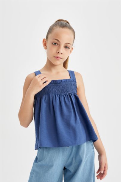 Girl Short Sleeve Blouse