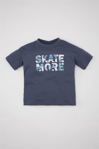 Baby Boy Printed Short Sleeve T-Shirt