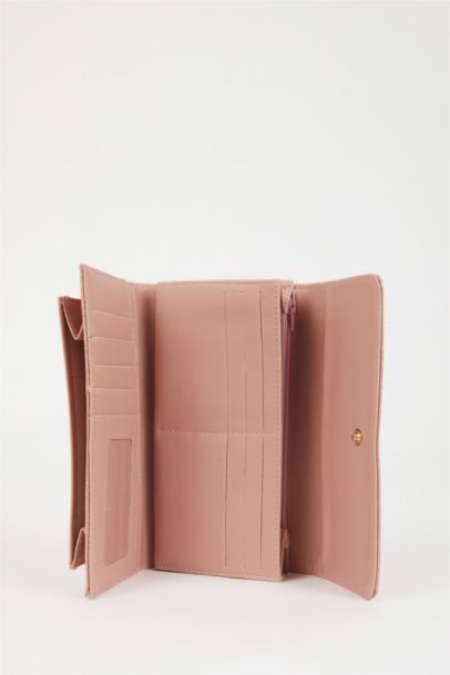 Kadın Kroko Desenli Suni Deri Cüzdan