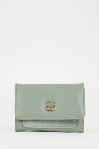 Kadın Kroko Desenli Suni Deri Cüzdan