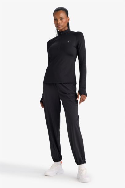 بنطلون سويت بانتس بريميوم قصة عادية برجل بسوسته من DeFactoFit