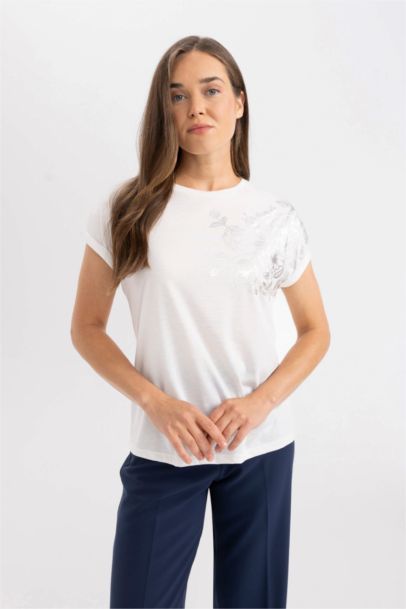 Crew Neck Short Sleeve T-Shirt