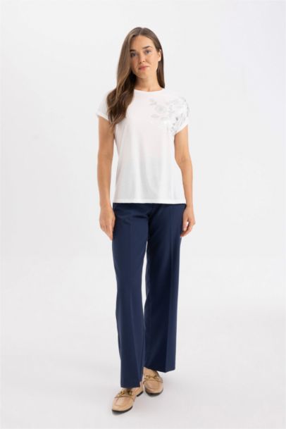 Crew Neck Short Sleeve T-Shirt