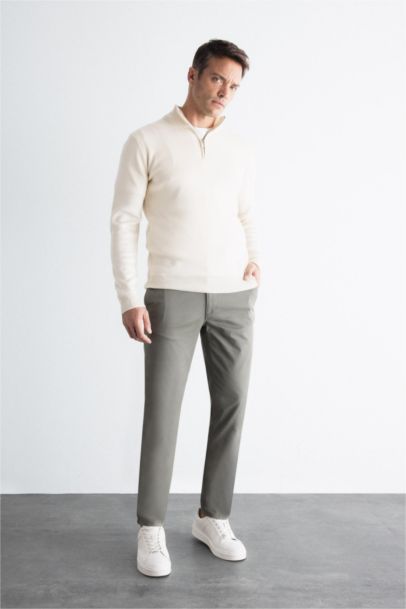 Regular Hem Trousers