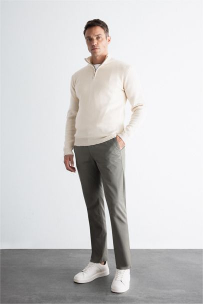 Regular Hem Trousers