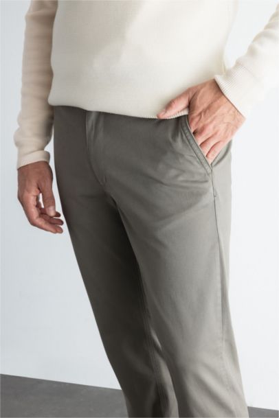 Regular Hem Trousers