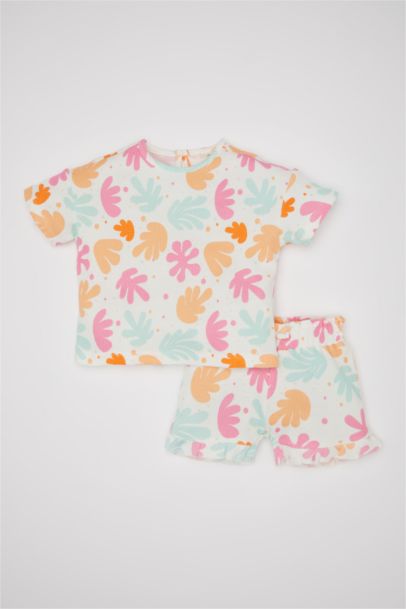 Baby Girl Waffle 2 Piece Set