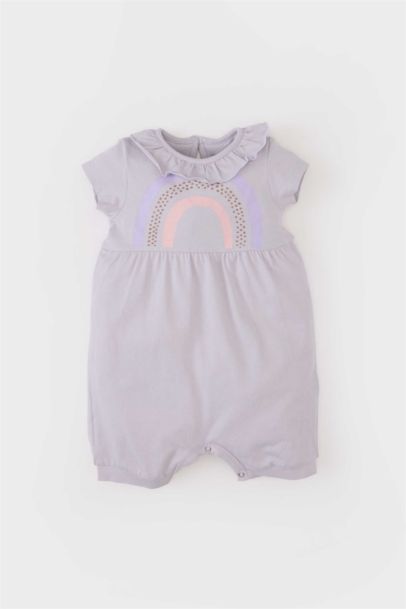 جمبسوت بيبي بناتي ممشط بطبعة قوس قزح