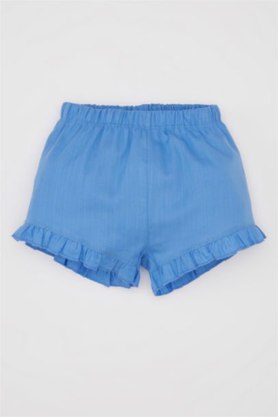 Baby Girl Floral Poplin Blouse Shorts 2 Piece Set