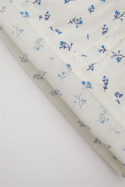 Baby Girl Floral Poplin Blouse Shorts 2 Piece Set