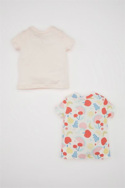 سالوبيت بيبي بناتي حديثي الولادة ممشط بطبعة فاكهة - قطعتين