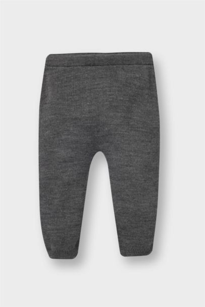 3'lü Takım Triko Yelek Uzun Kollu Çıtçıtlı Body Pantolon Erkek Bebek