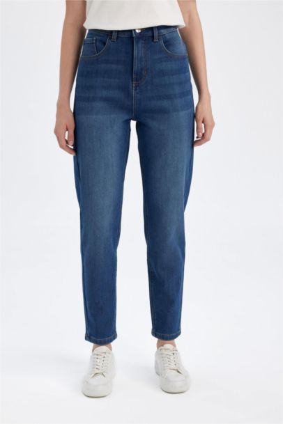 Lina Comfort Mom High Waist Ankle Length Jeans