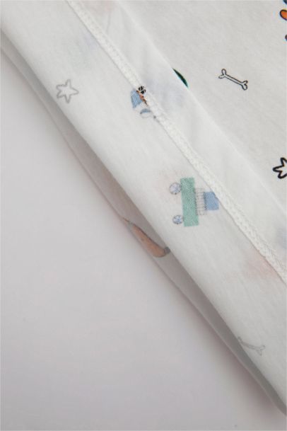 Baby Boy Dog Printed T-Shirt Salopette 2 Piece Set