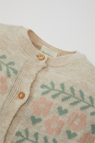 Baby Girl Newborn Floral Jumpsuit