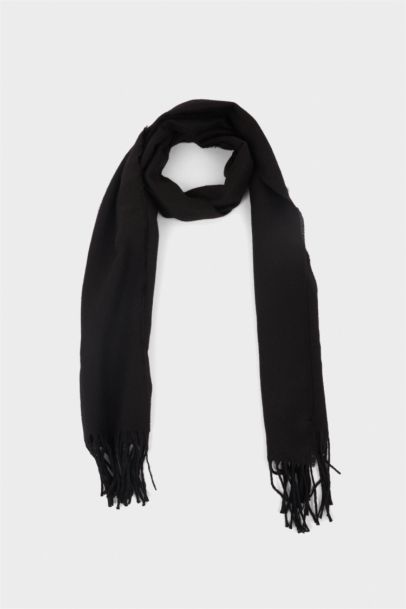 Kadın Yılbaşı Temalı Dokuma Atkı