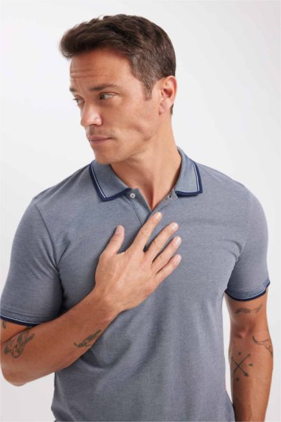 Slim Fit Polo Cotton T-Shirt