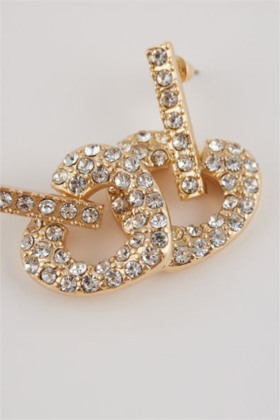 Woman Heart Stone Gold Necklace