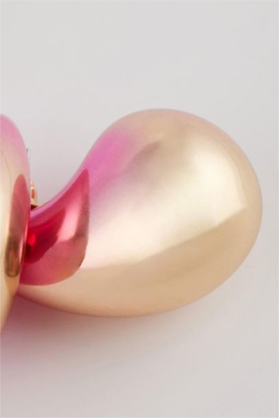 Woman Pink Drop Earrings