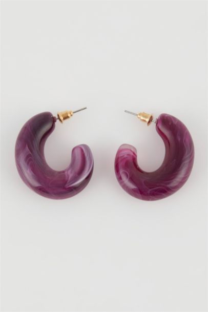 Kadın Mürdüm Küpe