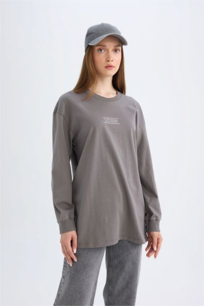 Regular Fit Long Sleeve Tunic