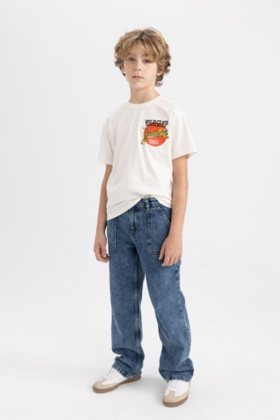 Boy Crew Neck Embroidered T-Shirt