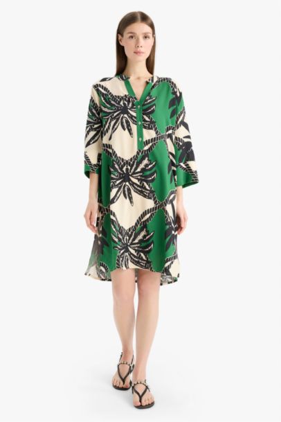 Fall in Love Regular Fit Patterned Beach Wear