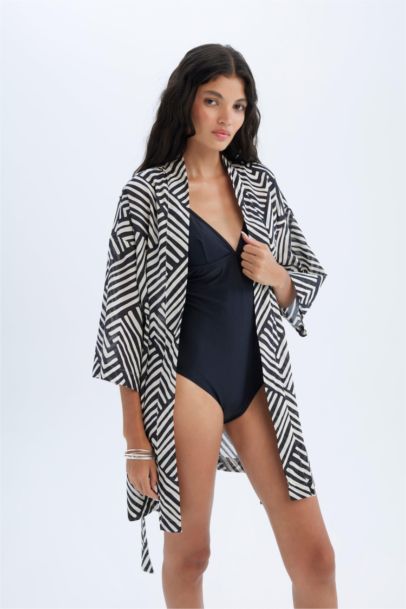 Patterned Cotton Kimono