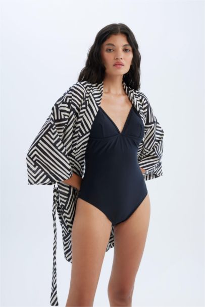 Patterned Cotton Kimono