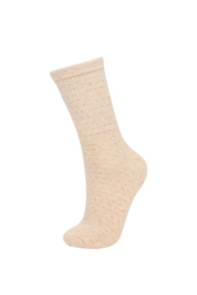 جوارب طويلة قطن نسائي - 3 قطع