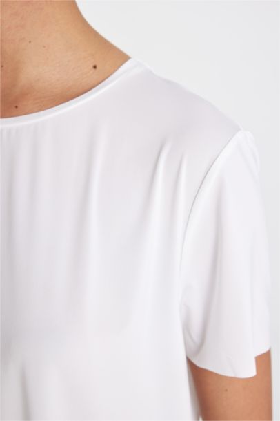 DeFactoFit Standard Fit Crew Neck Sports T-Shirt