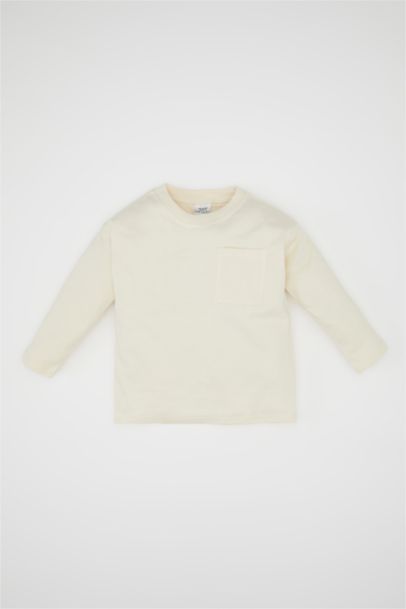 T-Shirt en tricot à Manches Longues à Col Rond pour BéBé Garçon