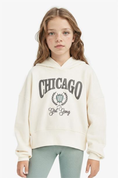 Ensemble de Sweat à capuche imprimé et Leggings pour BéBé Fille