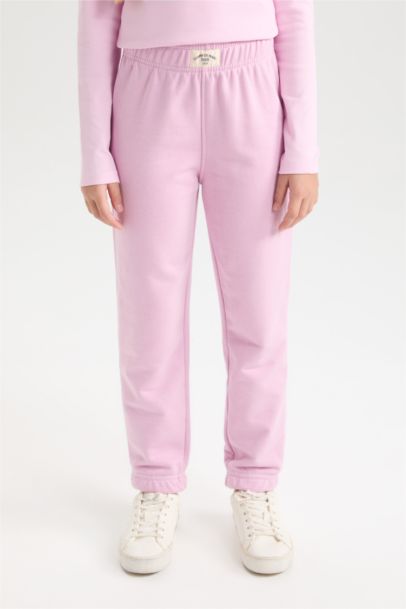 Girl Printed Elastic Waist Jogger Sweatpants