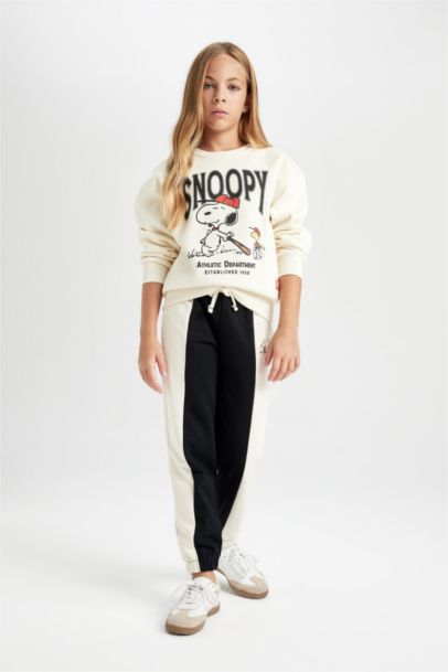 بنطلون بجامة رياضي بناتي برجل مطاطي