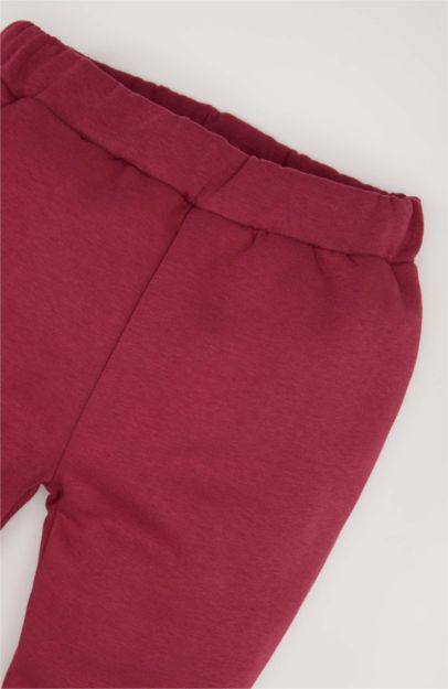 Beli Lastikli Basic Düz Eşofman Altı Kız Bebek