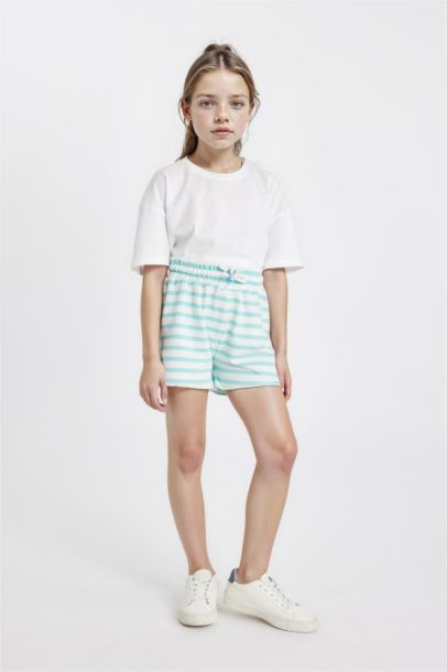 Girl Striped Shorts