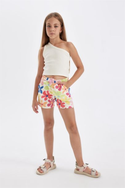 Girl Patterned Shorts