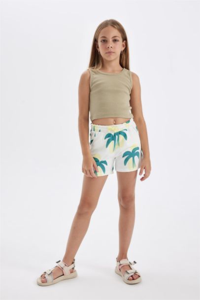 Short imprimé pour Fille