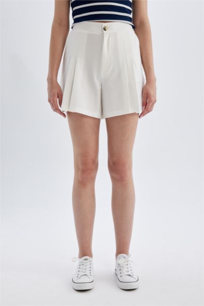 Regular Fit High Waist Shorts
