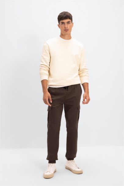 Tactical Tied Waist Elastic Leg Jogger Cargo Pants